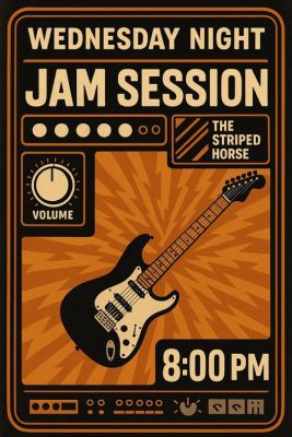 Striped Horse Wednesdays Jam